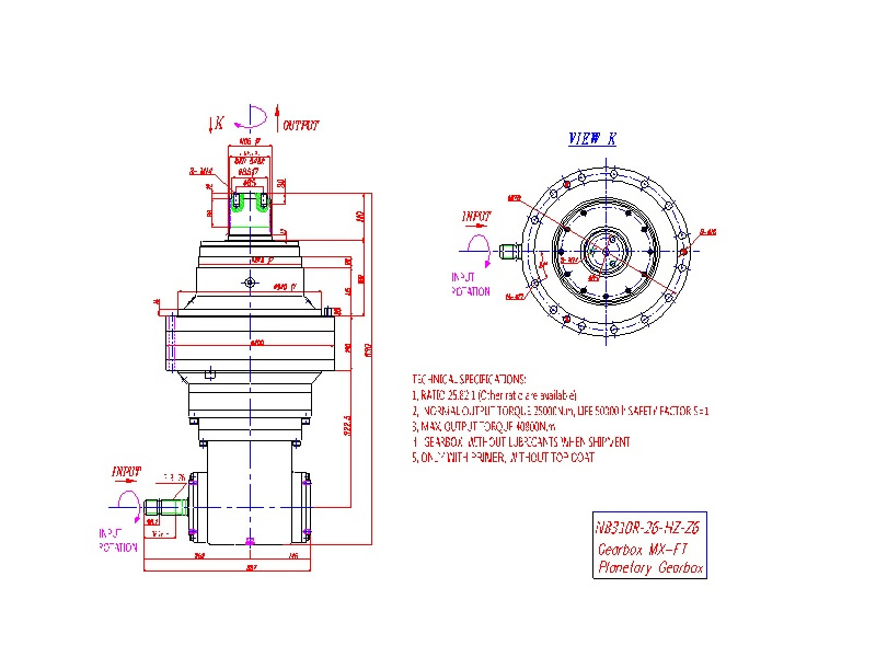 Feed Mixer Gearbox